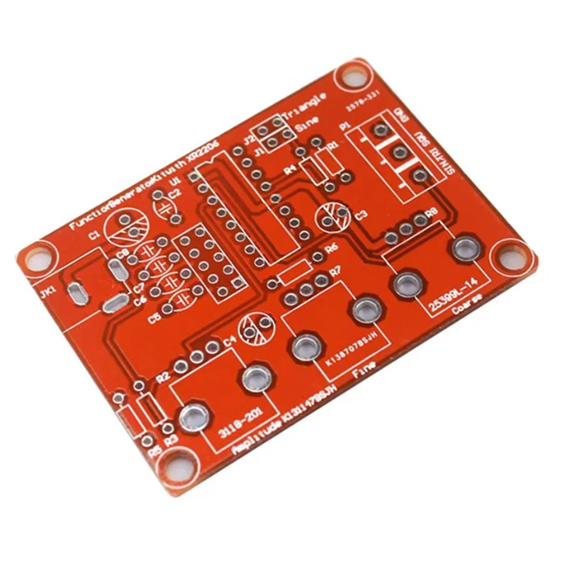 LC-XR2206 고정밀 신호 발생기 DIY 키트 사인 삼각형 구형파 1Hz 1Mhz 주파수 범위 조정 가능한 주파수