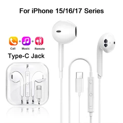 Premium In - Ear Wired Earphones with Type - C and 3.5mm Connectivity (TypeC Jack)