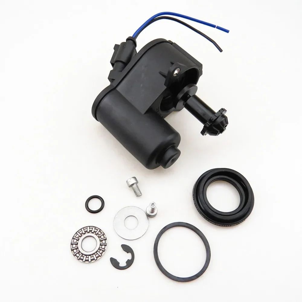 12 Teeth Rear Wheel Brake Motor & Bearing Screw Kit + Cable Pigtail Plug 32332267 For Audi Q3 VW Tiguan Passat B6 B7 Seat Alhambra