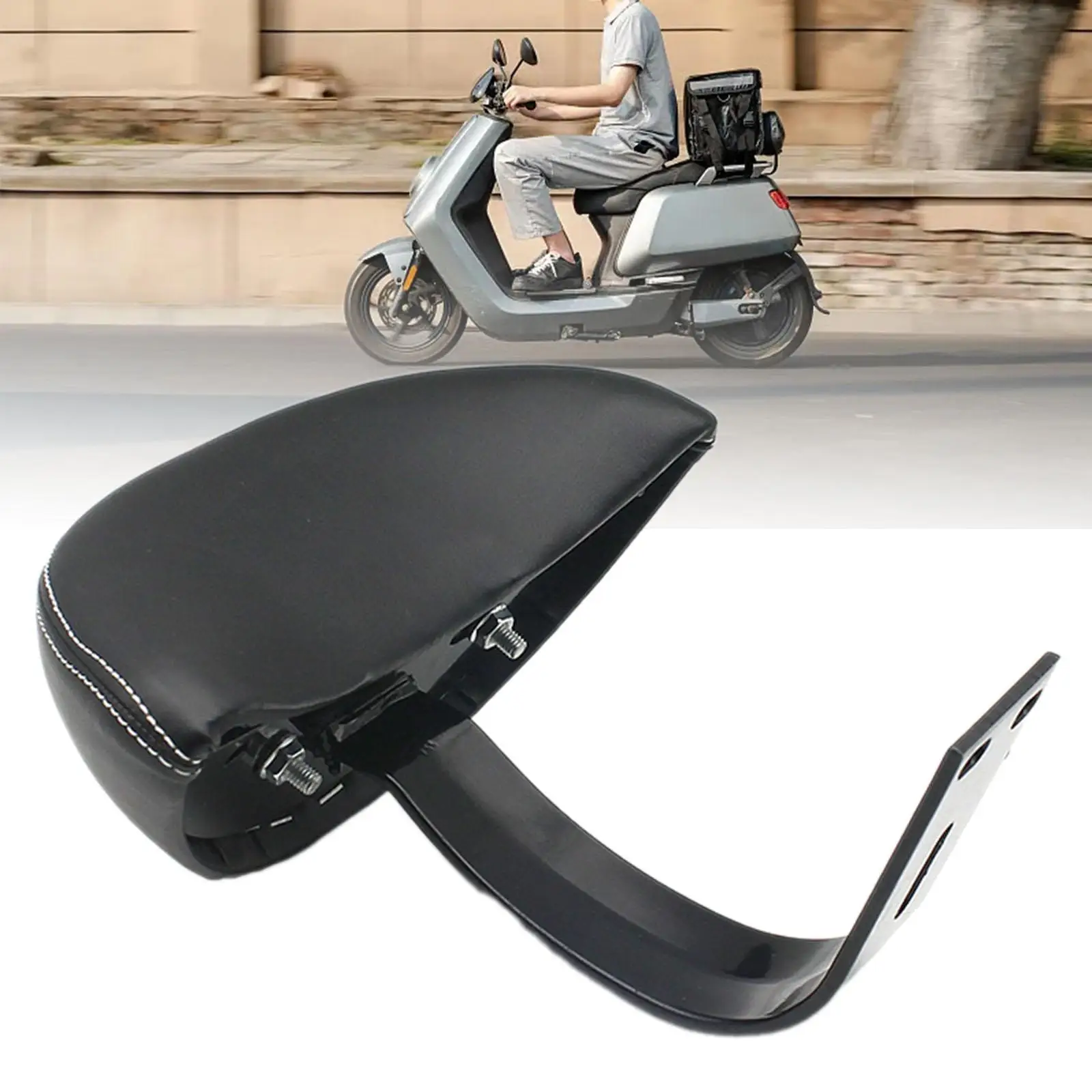 Electric Scooters Backrest Sissy Bar Rear Passenger Seat Backrest Rear Pad Motorcycle Backrest For Electric Bikes
