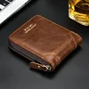 2025 New Men's Wallet PU Leather Purse Zipper Retro Style Short Wallets Men Card Holders Coin Storage Money Bag A03 1