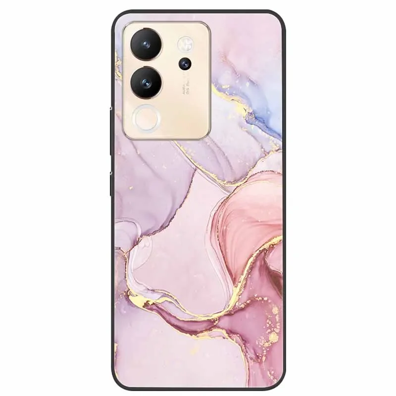 Lovely Marble Print TPU Silicone Phone Cover - Soft and Stylish Protection with Cool Design