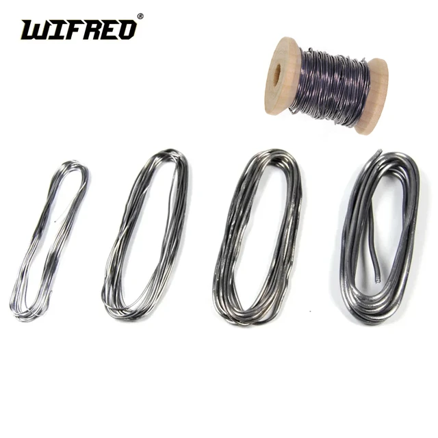 Wifreo 0.5-2mm Soft Round Fly Tying Leader Wire Nymph Body Weight Thread  Streamer Weight Line