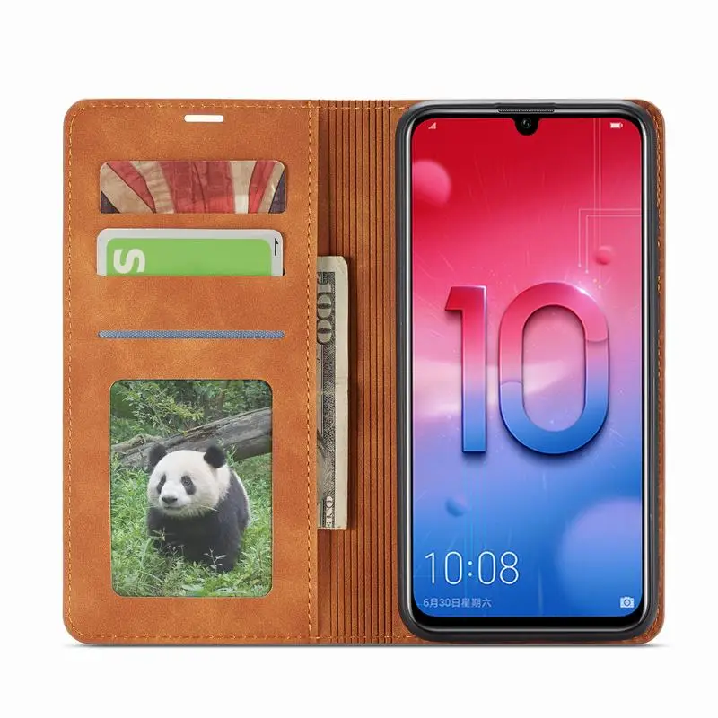 Wallet Leather Case For Honor 10 Lite 10i 20i Luxury Magnetic Flip Silicone Cover For Honor 10i 20E Cover Case