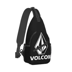 Best Volcom White Sling Backpack Sling Bag Hiking Travel Chest Bag Daypack Men'S Fashion Crossbody Backpack Shoulder Bag Pouch