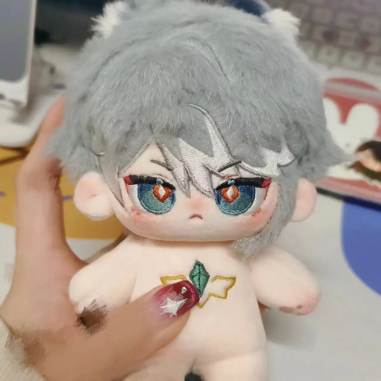 

15cm Anime Genshin Impact Al Haitham In Stock 15cm Dolls Fans Gift Plush Naked Doll Soft Plush Stuffed Body Plushie