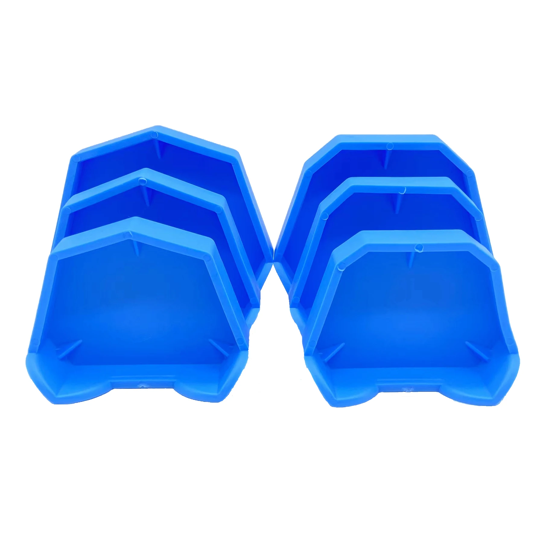 2Pcs 3 Sizes Dental Model Base Set Dental Mold Plaster Base Denture Tray Oral Hygiene Care Dental Lab Former Base Kit dental lab