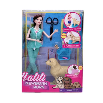 Veterinarian Doll with Puppy 1