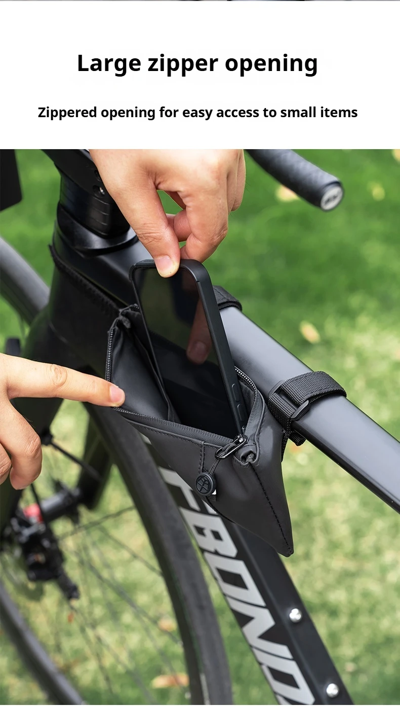 OFFBONDAGE Fahrradtasche Oberrohrtasche Seitentasche Reittrage Elektrofahrrad Radfahren Rennrad Mountainbike Fahrradzubehör – Detail 4