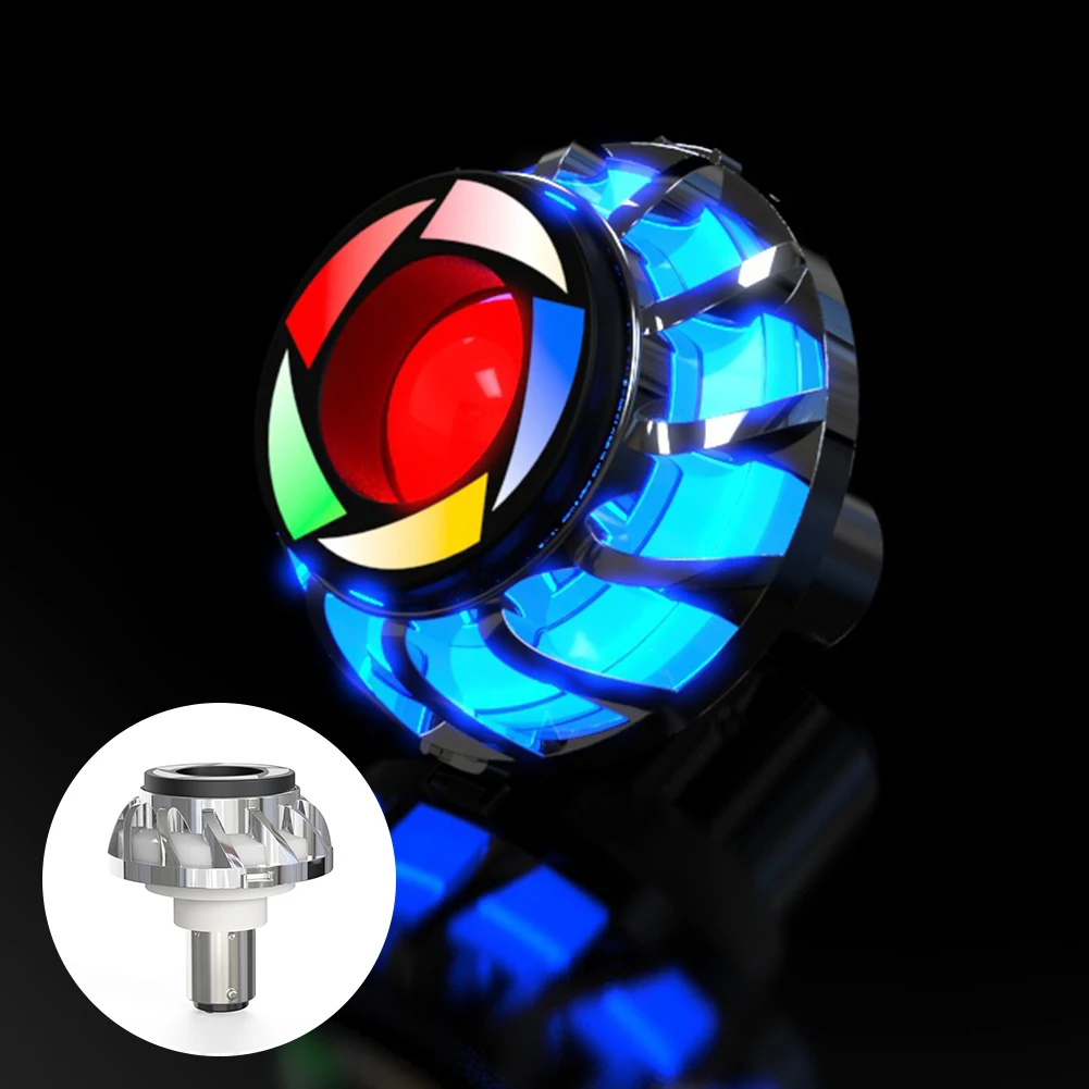 

Motorcycle Brake Light Universal 12V LED Angel Eye Flasher Brake Tail Lamp DRL Flashing Warning Signal Motorcycle Accessories