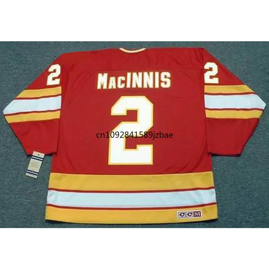 Al MacInnis Jersey Canada Calgary Retro Ice Hockeys Jerseys 39 Doug Gilmour Jersey 10 Gary Roberts Us Mens Size M-3XL