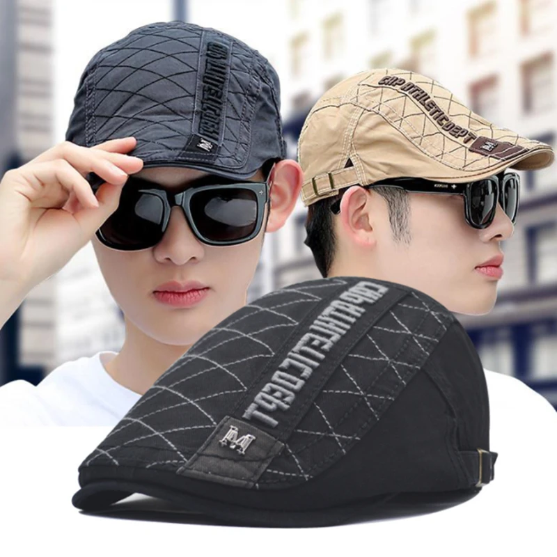 

New Summer fashion Outdoor Sports Berets Caps For Men Women Casual Peaked Cap Sun Hats cotton hip hop hat Casquette Cap