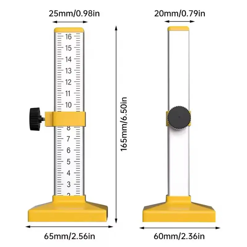 새로운 0-160mm 알루미늄 합금 타일 레벨링 눈금자 고정밀 수평 버블 눈금자 조정 가능한 엔지니어 측정 도구
