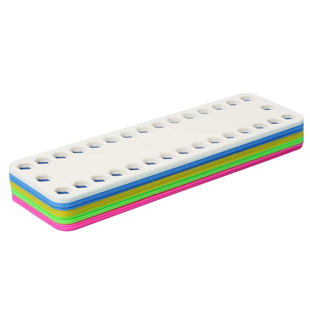 36 Hexagonal Holes Thread Coiling Plate Solid Color Plastic Winding Board Tools Sewing DIY Cross Stitch Embroidery Accessories
