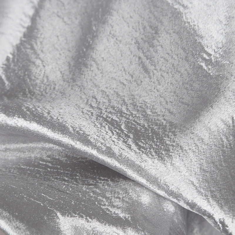 Gold silver red white Mercerized Satin Fabric Skirt Dress Shirt Sewing Fabric By yard Handmade DIY Patchwork Decoration Cloth