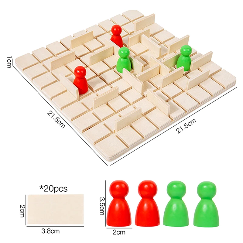 New 1Set Two-person Funny Parent-Child Interaction Game Board Game Puzzle Toys Chase And Intercept Battle Game Gifts