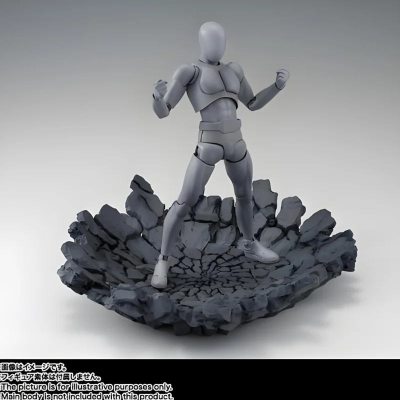 Dynamic Debris & Impact Set - 1/12 Scale Action Figure Accessories with Mist Effects