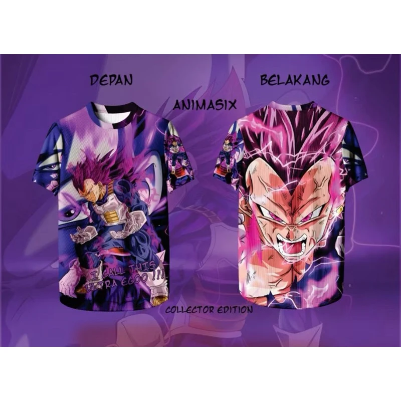 2026 Sommer Dragon Ball Retro Fitness T-Shirt Herren Oversize 3D-Druck Kurzarm Familien-Unisex Kinder-Sportshirt – Detail 10