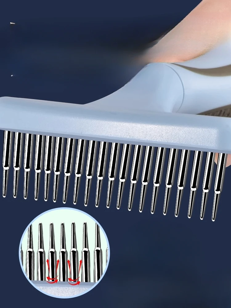 Dog hair comb specialized pet artifact