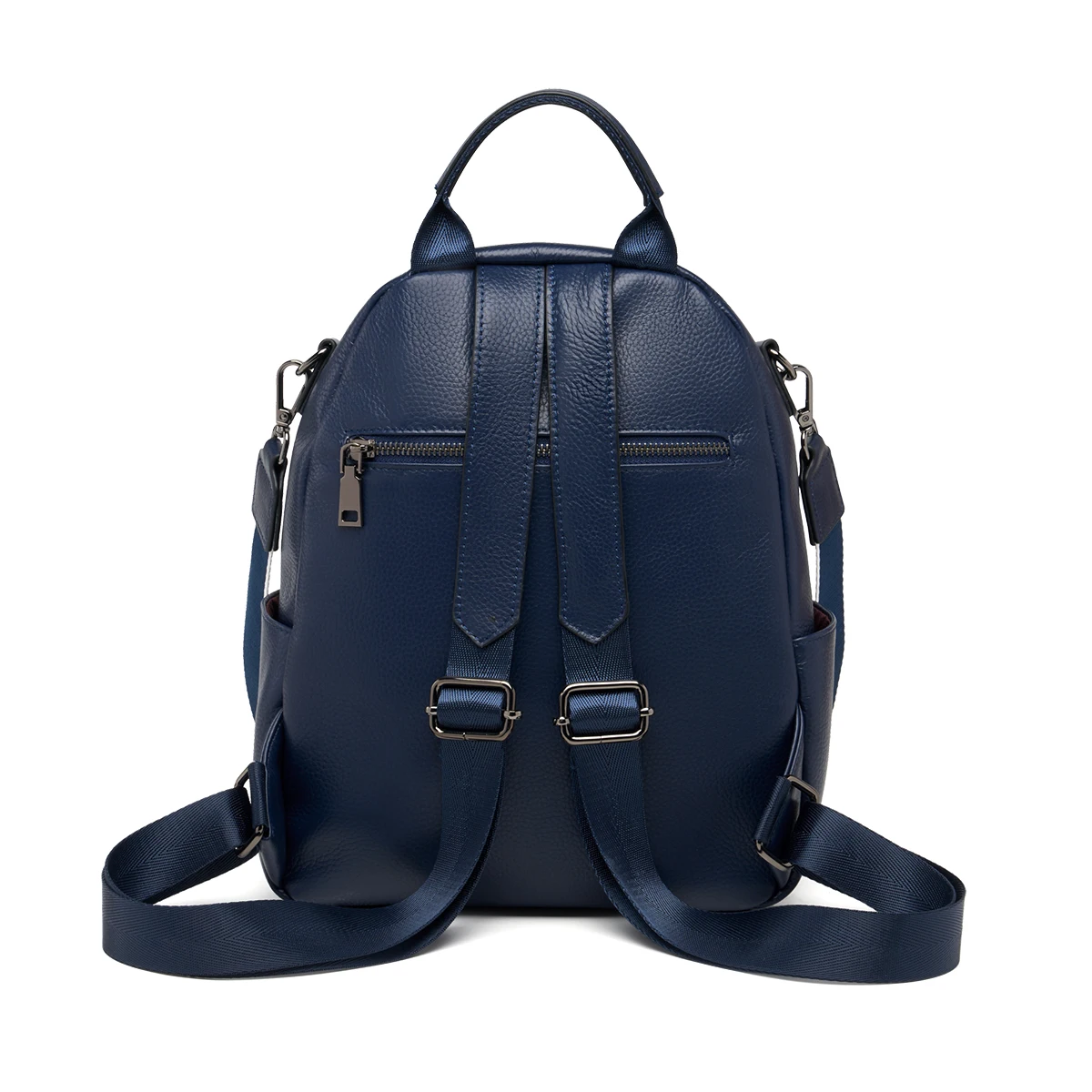 Limited Solid Women Full 100% Genuine Leather Backpacks Black Soft Skin Travel Functional Student Mochilas Mujer#sc1672