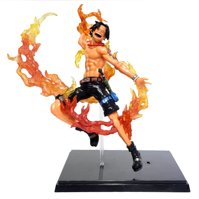 Anime One Piece Figure Fire Fist Luffy Ace Action Figures PVC Model Toys  Figure Figuras Figura de ação