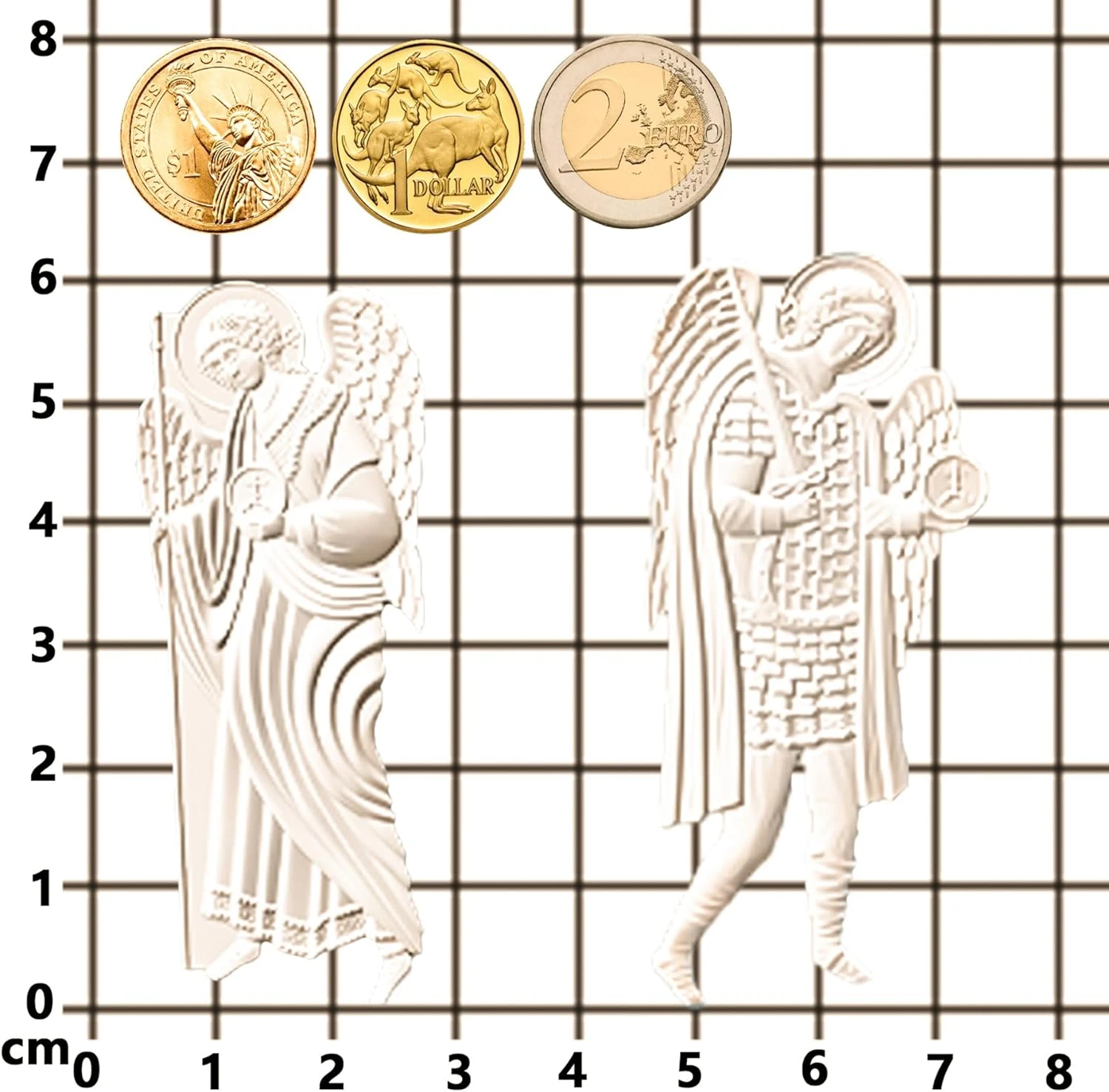 Mirosie Angel Relief Silicone Molds Greek Goddess Retro Cake Decoration Polymer Clay Gypsum Mold Plaster Resin Molds