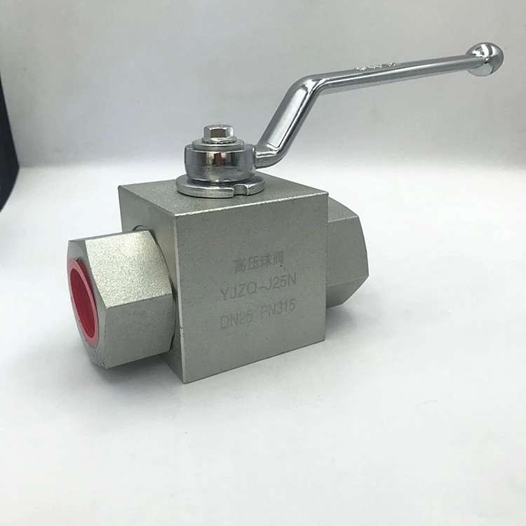 Hydraulic High Pressure Ball Valve Yjzq Khbg1/4 G3/8 G1/2 Valves