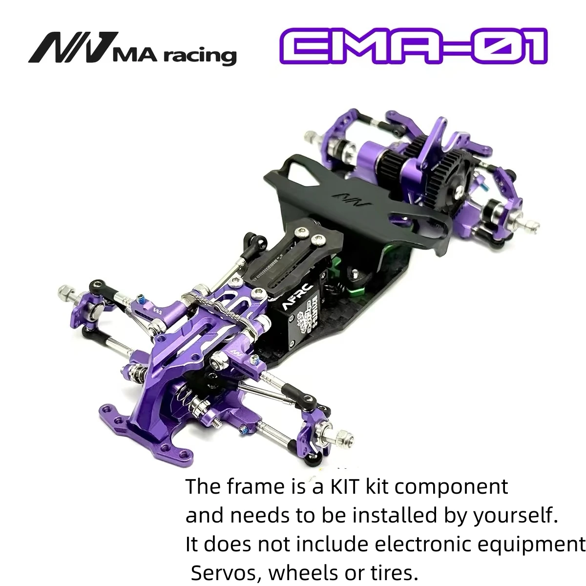 Voiture RC 4x4 Tout Terrain - Kit Pièces Détachées Couleurs
