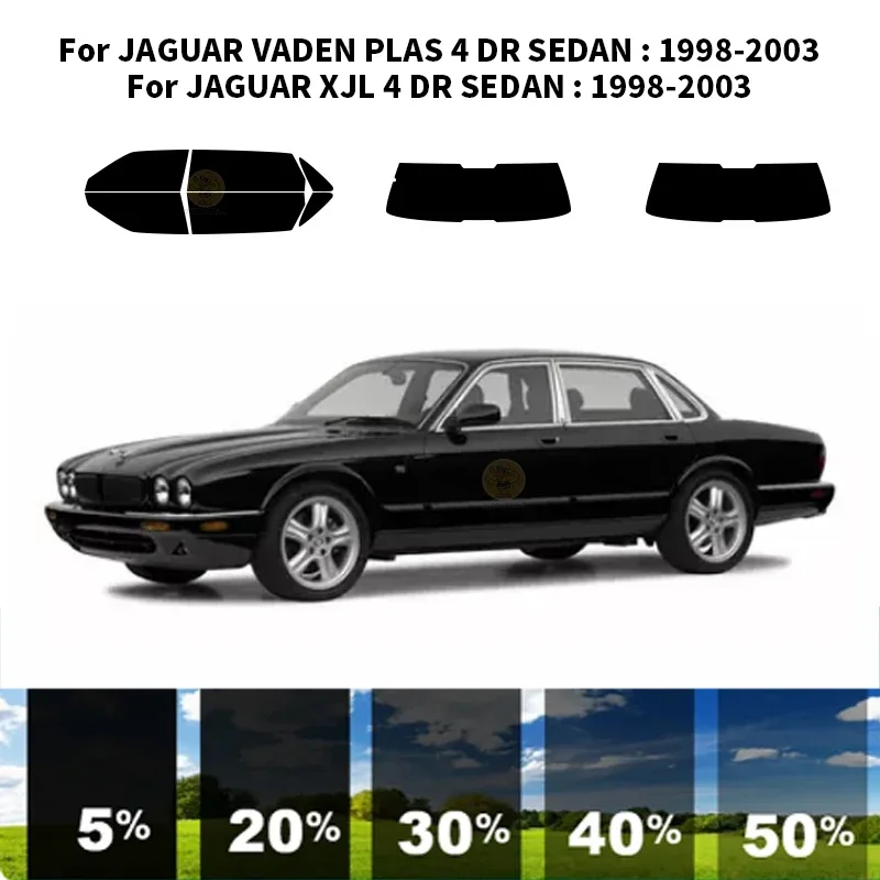 

Precut nanoceramics car UV Window Tint Kit Automotive Window Film For JAGUAR XJL 4 DR SEDAN 1998-2003