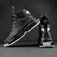 2024 Men's New Thick Sole High Top Durable Sports Shoes Fashion Versatile Casual Shoes Ultra Lightweight Running Shoes sneakers 2