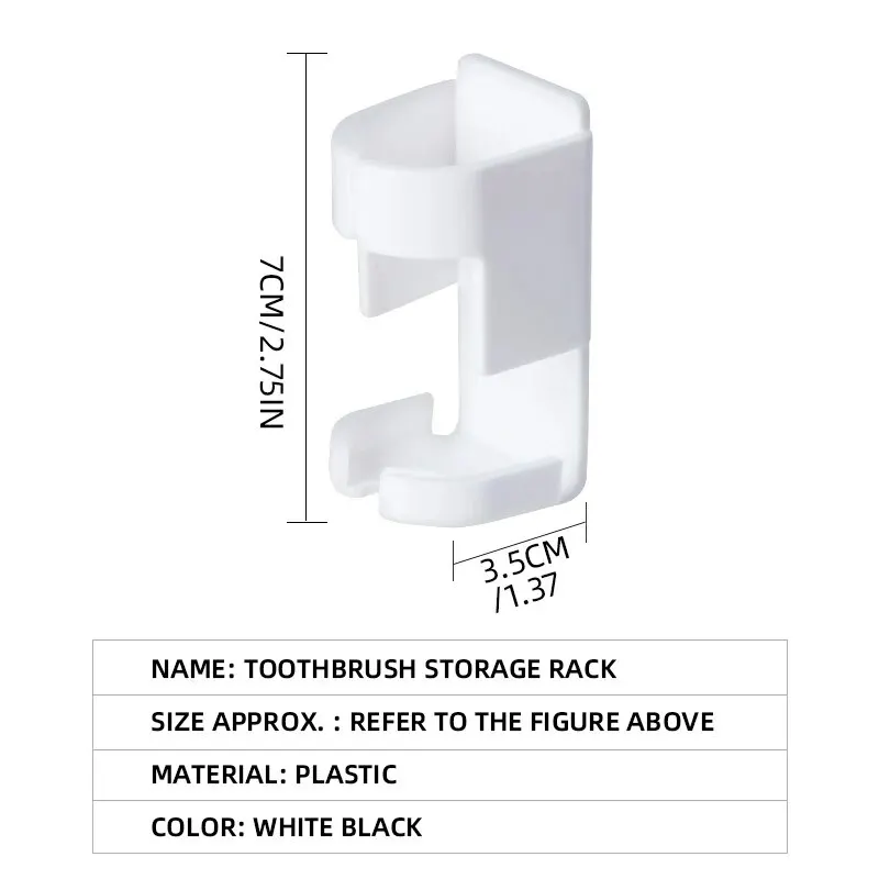 Toothbrush Holder Bathtub Wall-mounted Electric Toothbrush Holder Adult Hanger Bathroom Accessories toothbrush holder