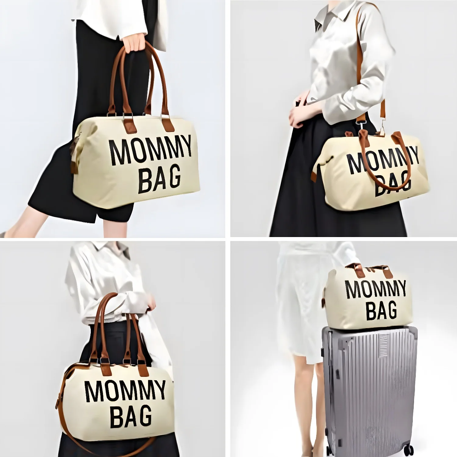 Diaper Bag Backpack for Mom Large Backpack for Baby Boys Girls Portable Travel Mommy Bag with 3 Insulated Pockets Baby Registry