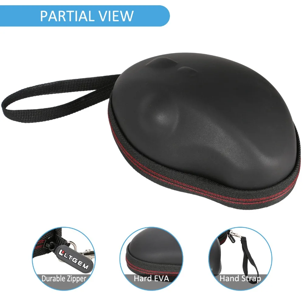 Ltgem-mala de Viagem para Logitech mx Ergo Mouse Trackball sem Fio Avançado Eva Rígido - Imagem 4