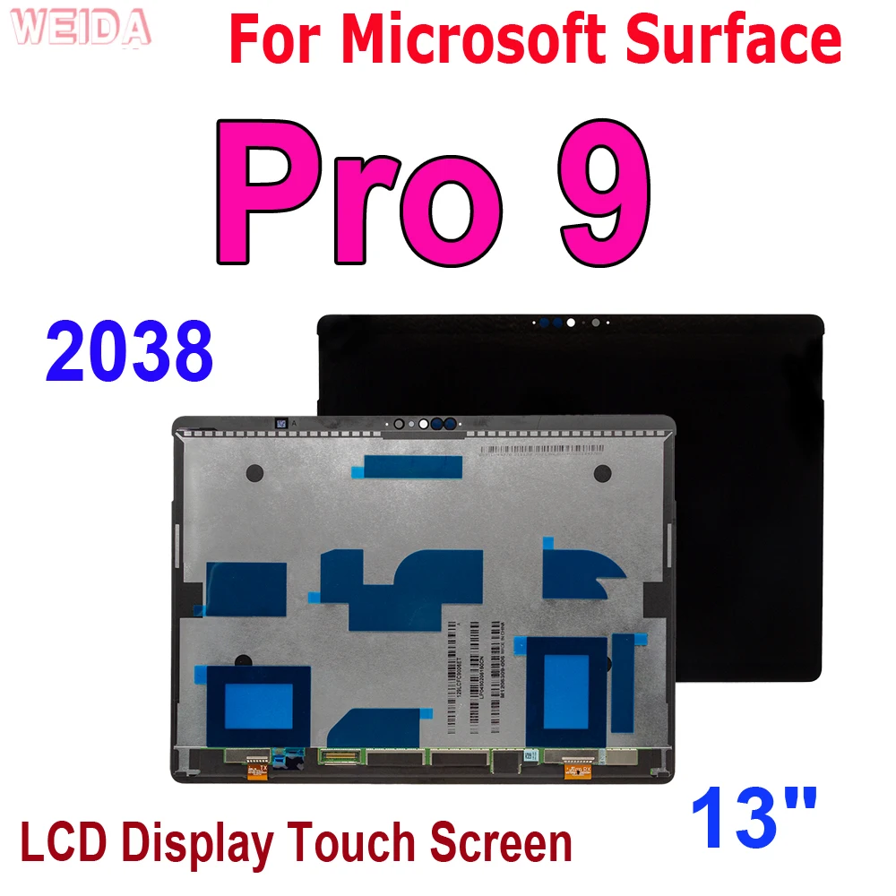 Lcd Originale 13 "Per Microsoft Surface Pro 9 2038 Display Lcd Touch Screen Digitizer Assembly Per Surface Pro 9 Pro9 Lcd Sostituire