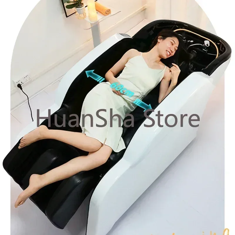 Wash Hair Salon Shampoo Chair Head Spa Massage Professional Hairdresser Shampoo Chair Stylist Cadeiras Beauty Furniture LJ50SC