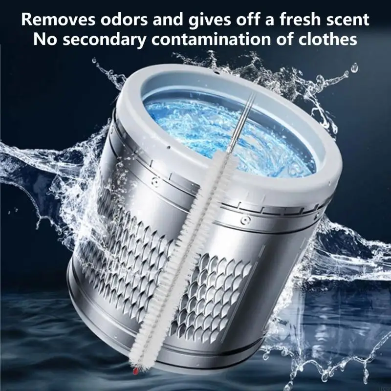 HX5F Stainless Steel Rod Cleaning Brush for Washing Machine and Dryer Vents Maintenance