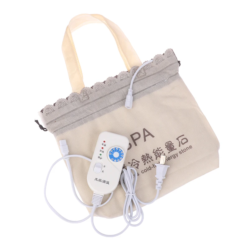 Hot Massage Stone Heater Electric Heating Bag Body SPA Relax Pain