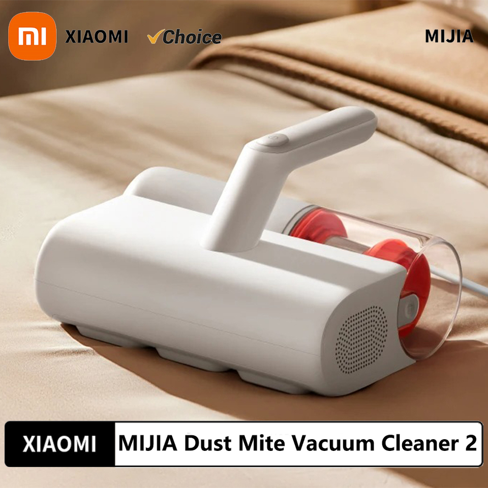 XIAOMI MIJIA Vacuum Mite Remover 2,For Home Bed Quilt Cleaner UV Sterilization,Vacuum Cleaners 12000PA,CN Version With Adapter