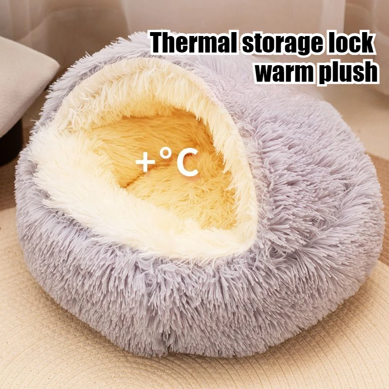2-in-1 Plush Pet Bed 2