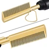 Professional Hair Straightener Flat Iron Hot Heating Comb Straightener Hair Smoothing Brush Corrugation Curling Iron Styler 4