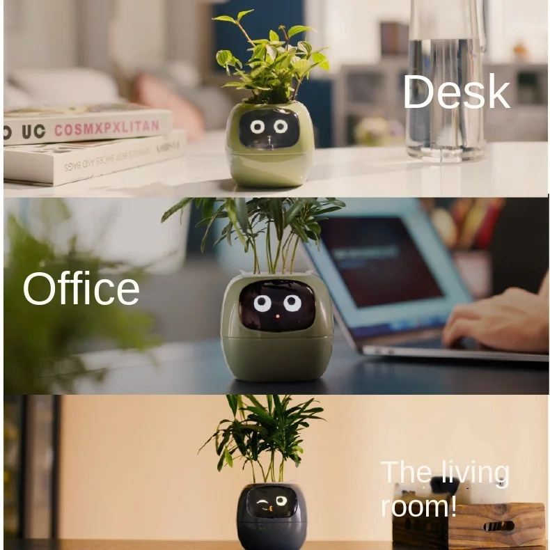 Ivy Smart Planter Endless Fun Over 49 Rich Expressions 7 Smart Sensors And AI Chips Make Raising Plants Easy And Fun 3