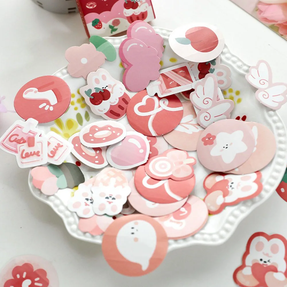 300pcs Esthetics Series Stickers Pack DIY Scrapbook Book Album Creative Stationery Already Cut Ins Sticker For Phone Shell Decor