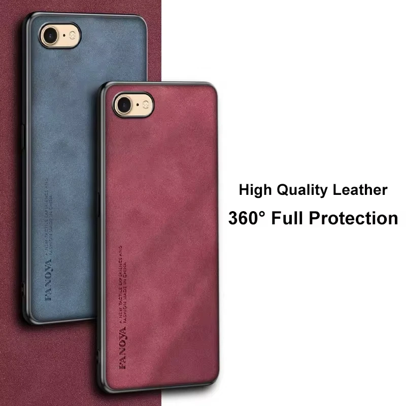 Luxury Sheepskin Leather Phone Case - Men's Business Edition