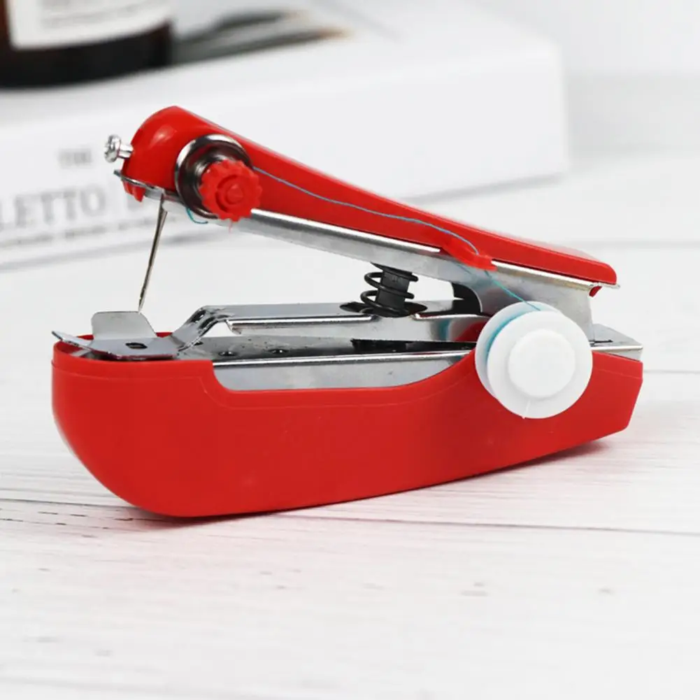 Mini Sewing Machine Handheld, Small Sewing Machine, Easy To Use And Quick Sewing, Sewing Machine For Beginners Suitable For Clothing, Fabrics, Diy Fam New Portable Mini Sewing Machine for Beginner Kid Child Easy Sewing Machine