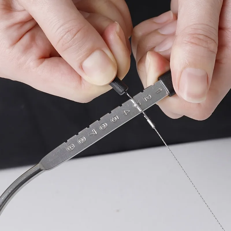 1pc Kitchen DIY Cake Layering Tool With Scale, Cheese Cutting Board Wire Slicer, Adjustable Cake Slicer With Handle