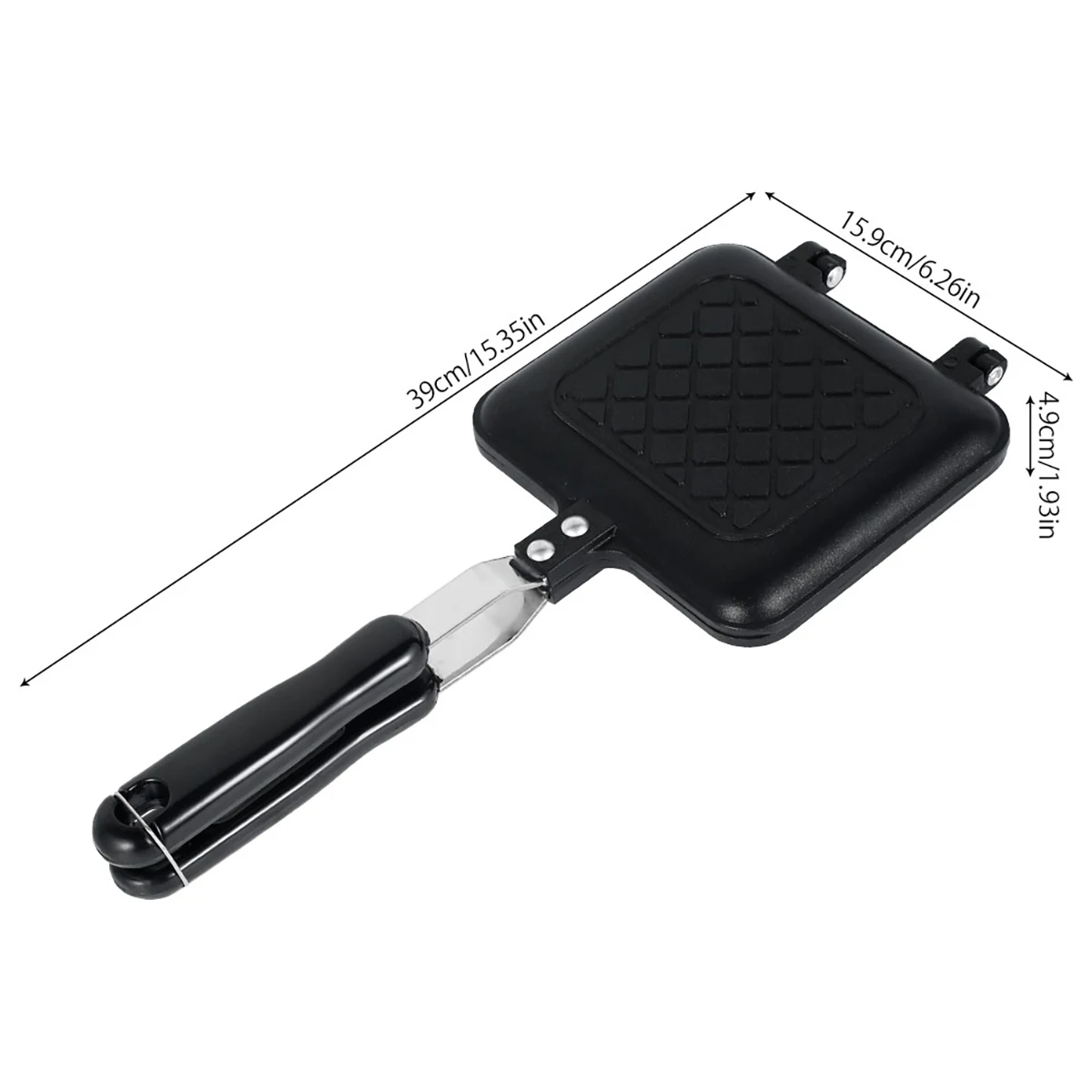 Aluminum Tortilla Press Non-Slip Handle Design