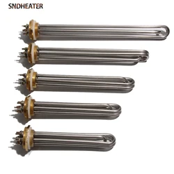 Industrial Immersion Water Heater Element Pipe - High - Performance Electric Heating Solution - 12KW 360mm (DN40)