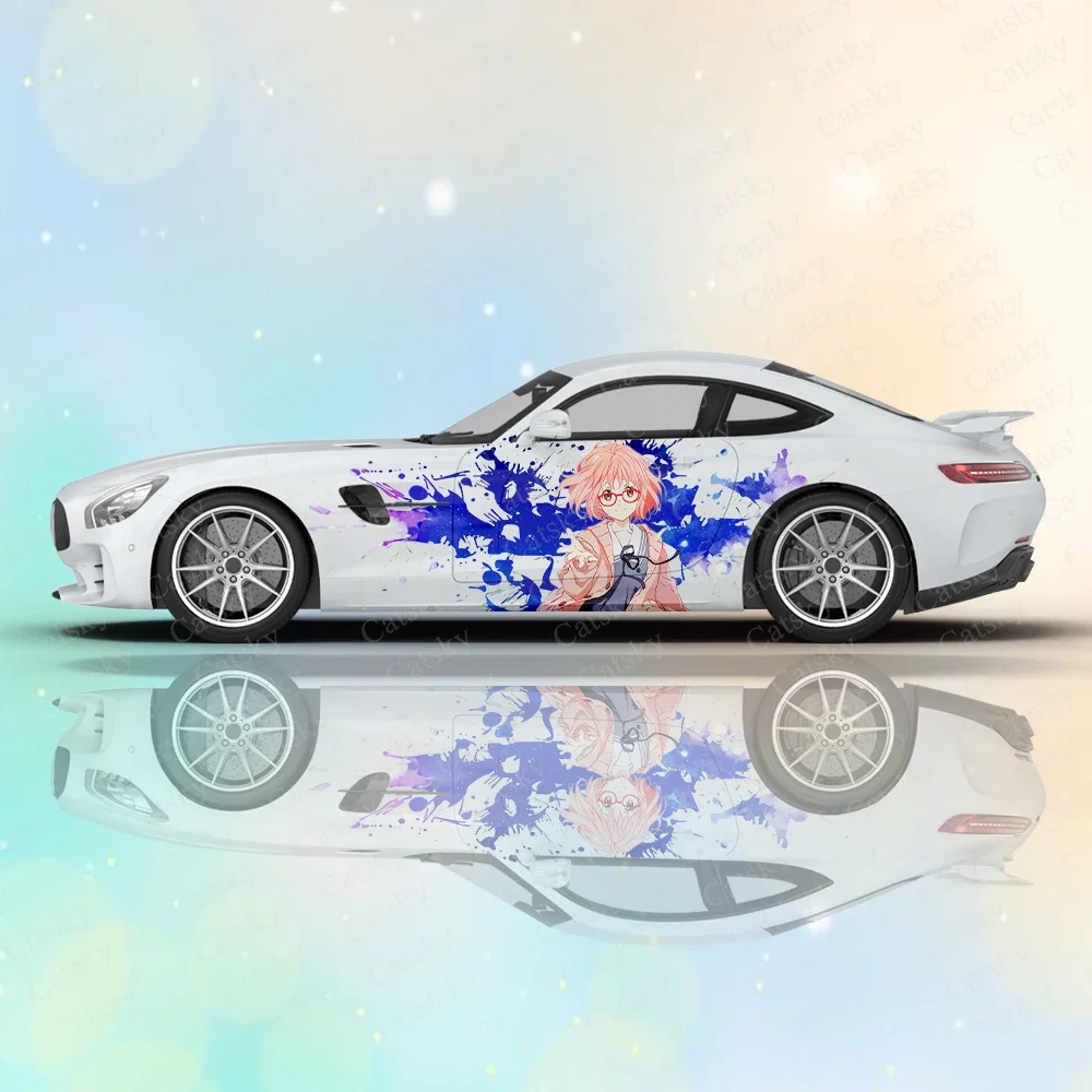 

Mirai Kuriyama | Beyond the Boundary Car Body Stickers Anime Itasha Car Side Decal Sticker Body Sticker Car Decoration Stickers