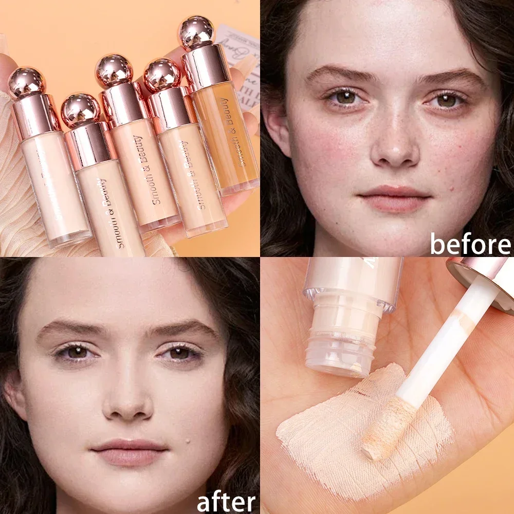 Liquid Concealer Blush Stick Moisturizing Oil Control Foundation Invisible Pores Dark Circles Freckle Face Contour Makeup Tools 4