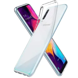 Ultra Clear Silicone Phone Case - Scratch-Resistant Back Cover for A20E (Transparent)